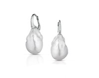 Boucles d'oreilles Coscia Perle Femme in Or blanc Perla CLEAFW033.1